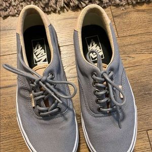 Gray and peach Vans size 6.5